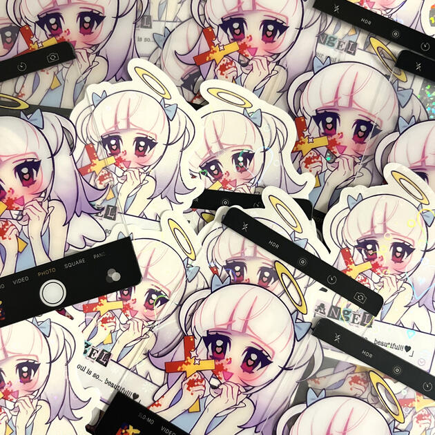 Transparent cards & Holo stickers