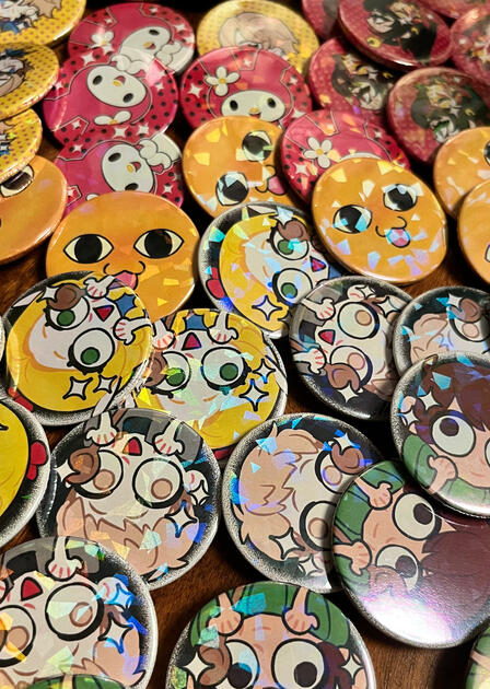 Pin badges